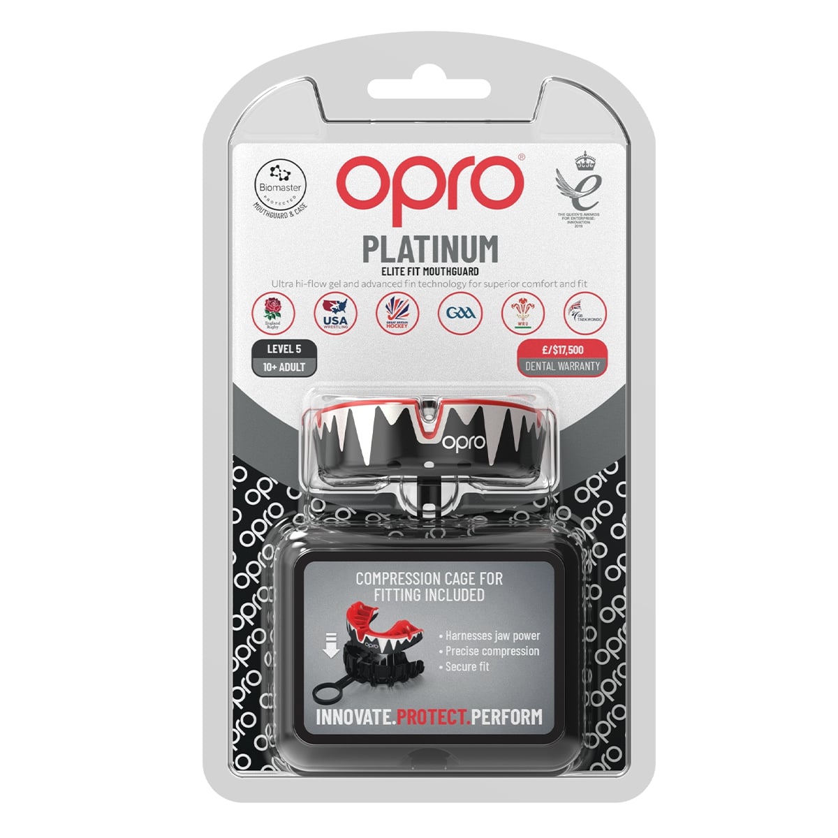 Opro Platinum Fangz Mouthguard