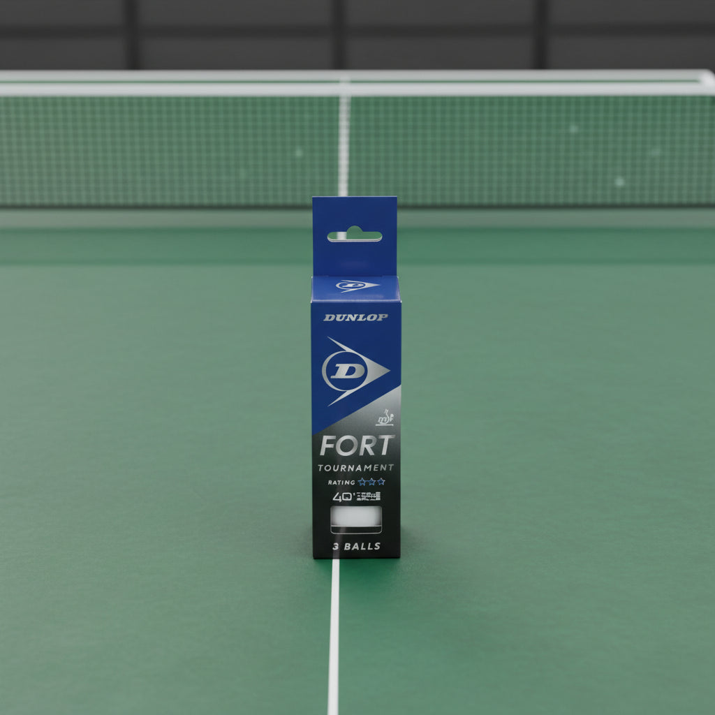 Dunlop 40+ Fort Tournament TT Balls - Pack of 3
