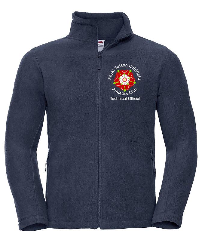 Royal Sutton Coldfield AC Officials Mens Full Zip Fleece