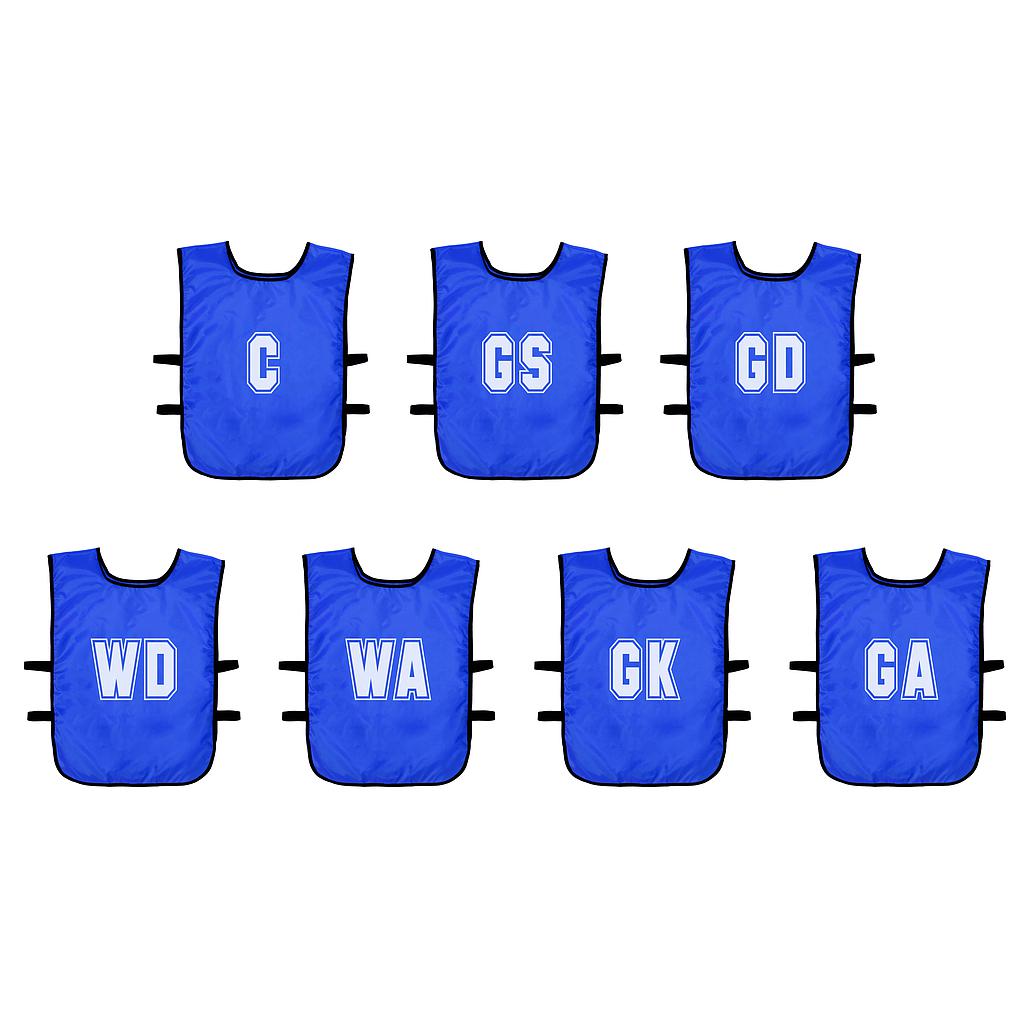 (Pack of 7) Mesh Netball Training Bibs