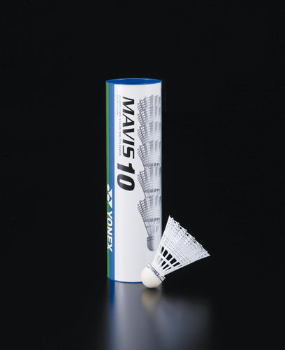 Yonex Mavis 10 Shuttlecocks - Tube of 6
