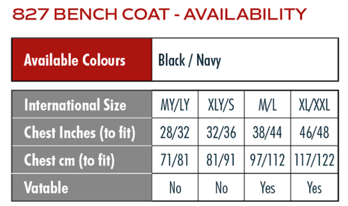 Tamworth HC Bench Coat