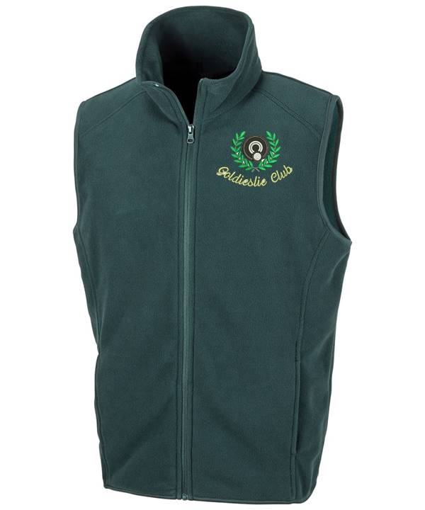 Goldieslie Bowls Club Fleece Body Warmer