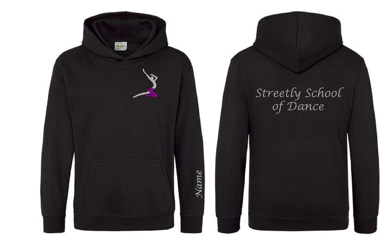 Streetly School of Dance Black Kid's hoodie
