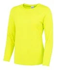JC012 Women's Long Sleeve T-Shirt ELECTRIC YELLOW