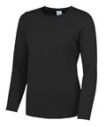 JC012 Women's Long Sleeve T-Shirt BLACK