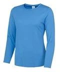 JC012 Women's Long Sleeve T-Shirt SAPPHIRE