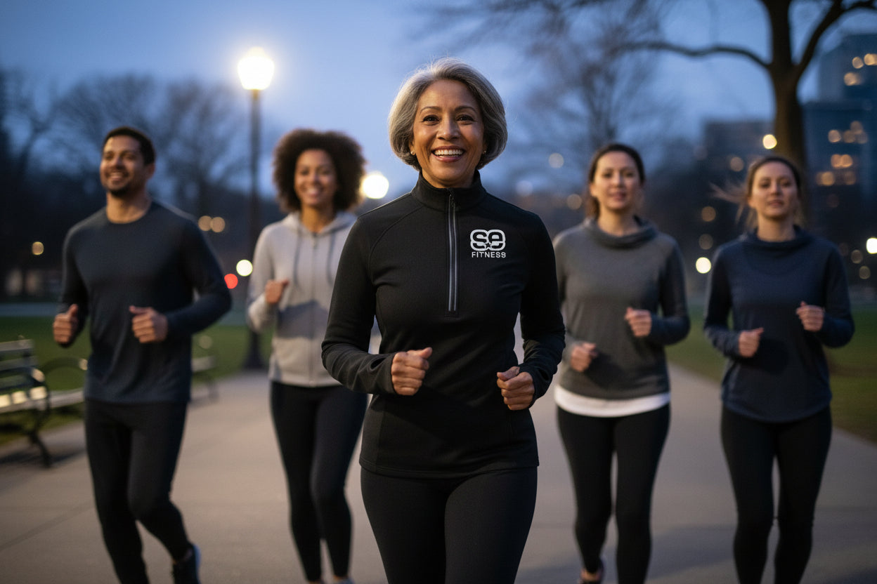 SE Fitness Cool Half Zip sweatshirt - Ladies fit