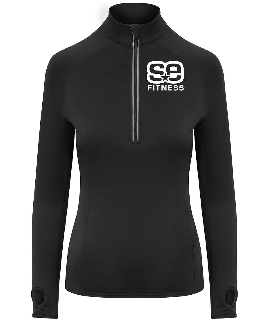 SE Fitness Half zip Midlayer - Ladies fit