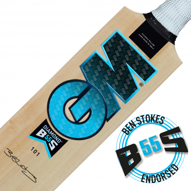 Ben Stokes· Prime Kashmir Willow- GM Diamond Junior Cricket Bat - 101 - discounted
