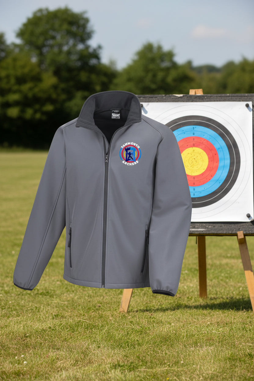 Tamworth Archery Zipped Softshell Jackets Mens Fit