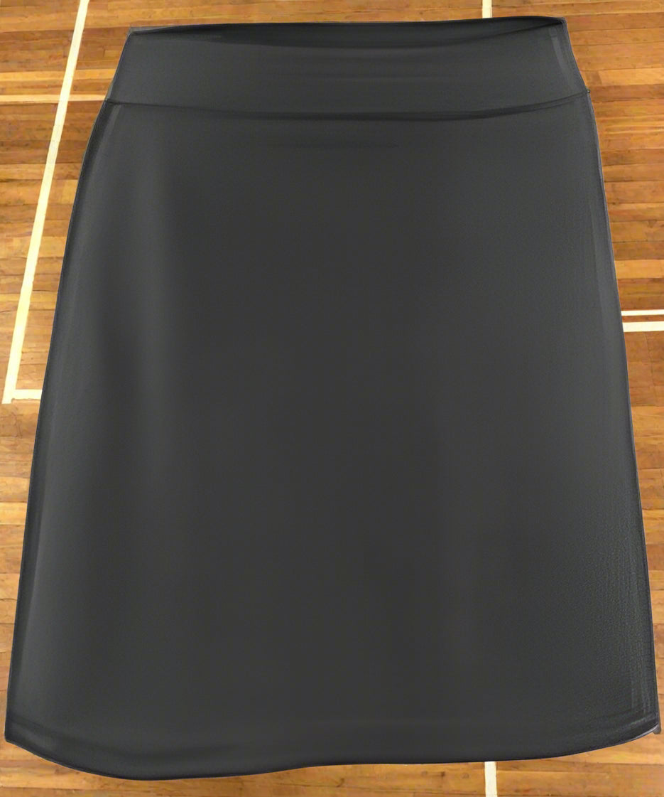 Black skort