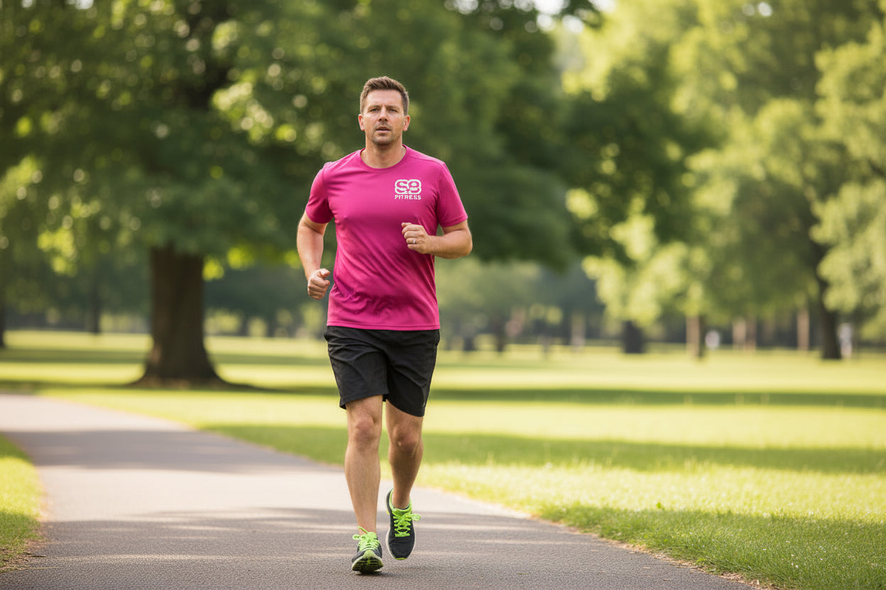 SE Fitness short sleeve T-Shirt - Unisex fit - HOT PINK