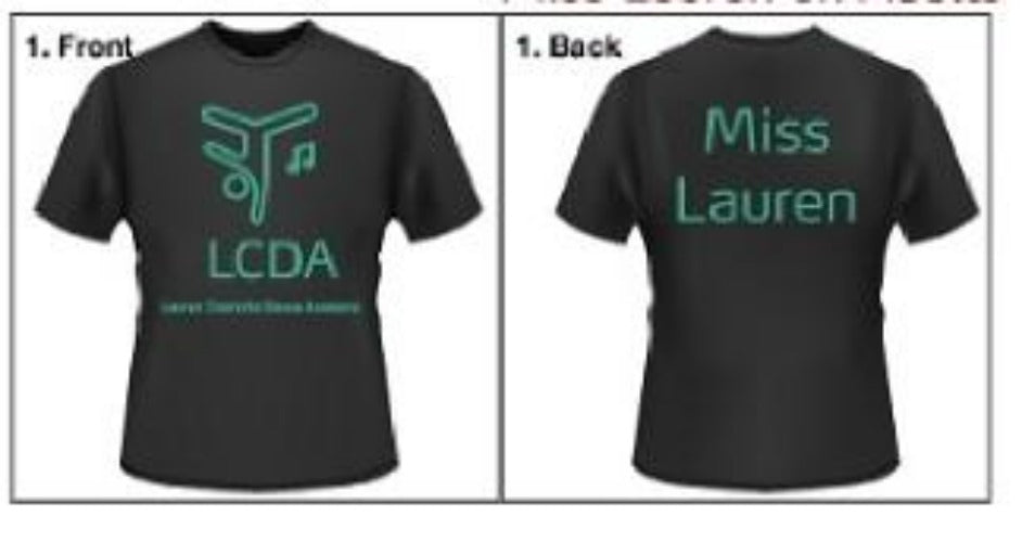 Lauren Charlotte Dance Academy Ladies Cotton T-shirt