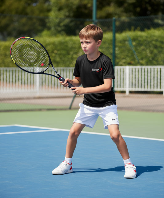 Walmley Tennis Club Black Childrens T-Shirt