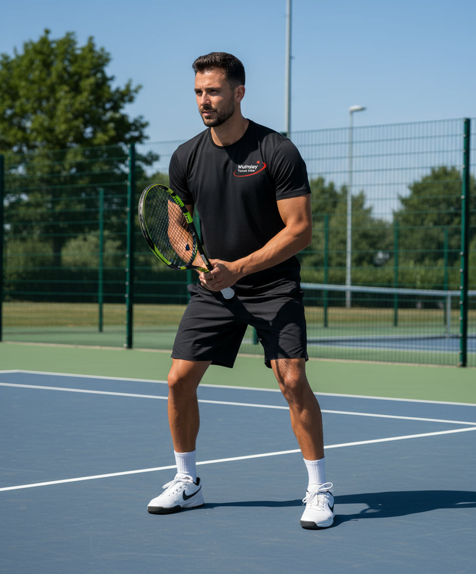 Walmley Tennis Club - Adults Black T-Shirt