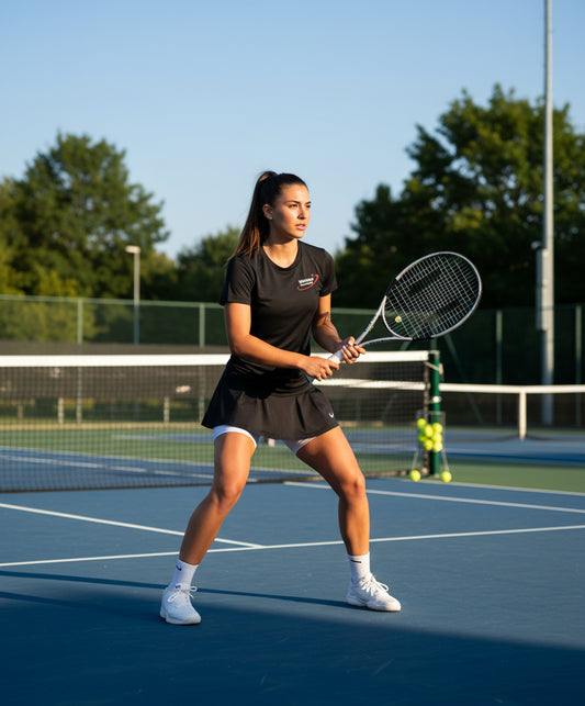 Walmley Tennis Club - Ladies Black T-Shirt