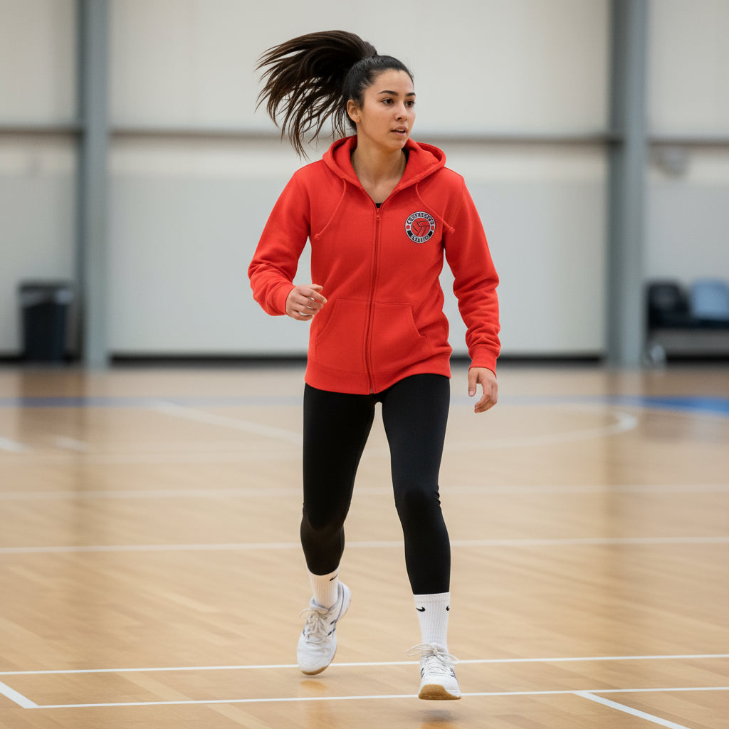 Bournville Netball Club Zipped Hoodie
