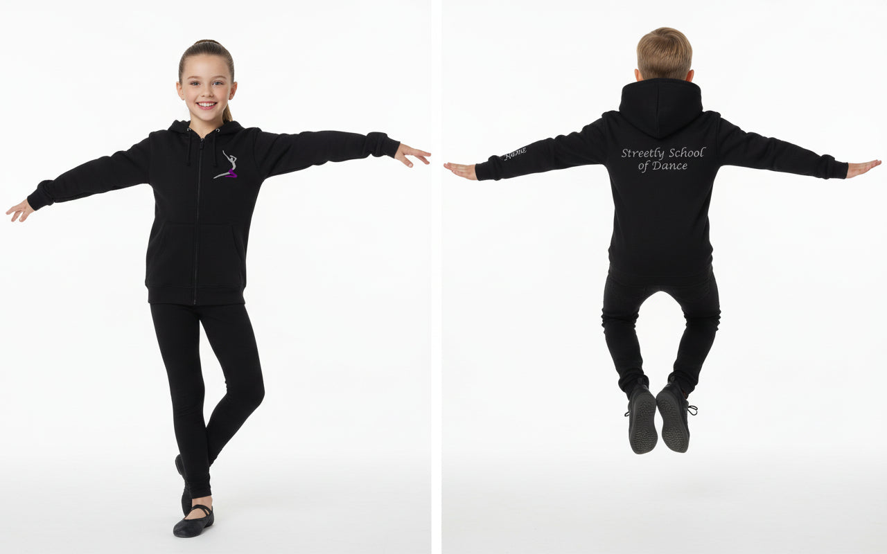 Streetly School of Dance zipped hoodie - Juniors