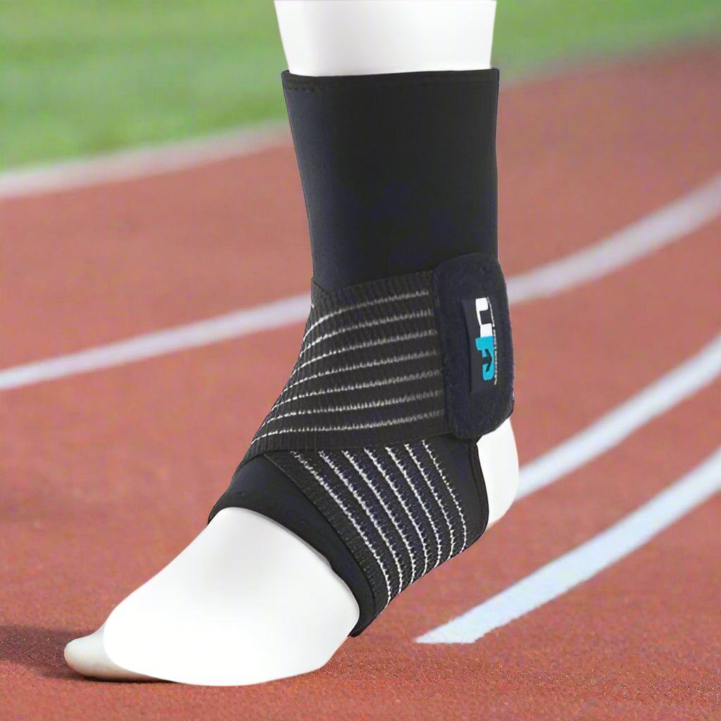 Neoprene Ankle Support with Straps - Sportologyonline - Ultimate Performance