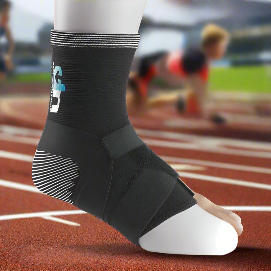 Elastic Ankle Support with Straps - Sportologyonline - Ultimate Performance