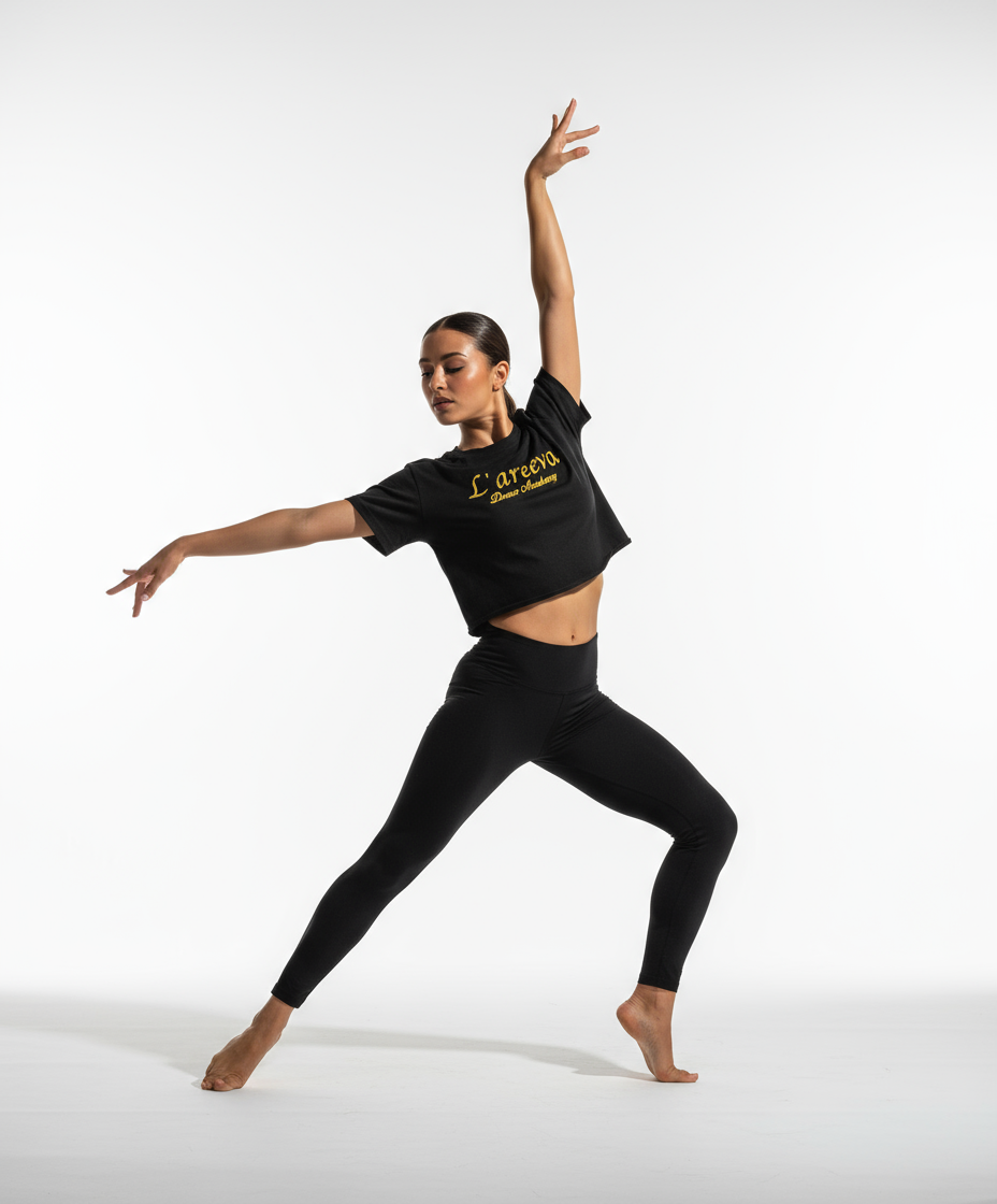 L'areeva Dance Academy Cropped T-Shirt - Seniors