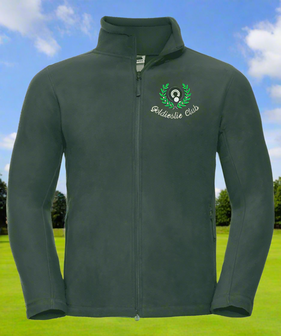 Goldieslie Bowls Club Mens Full Zip Fleece