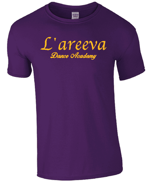 L'areeva Dance Academy Purple Tee Shirt - Juniors