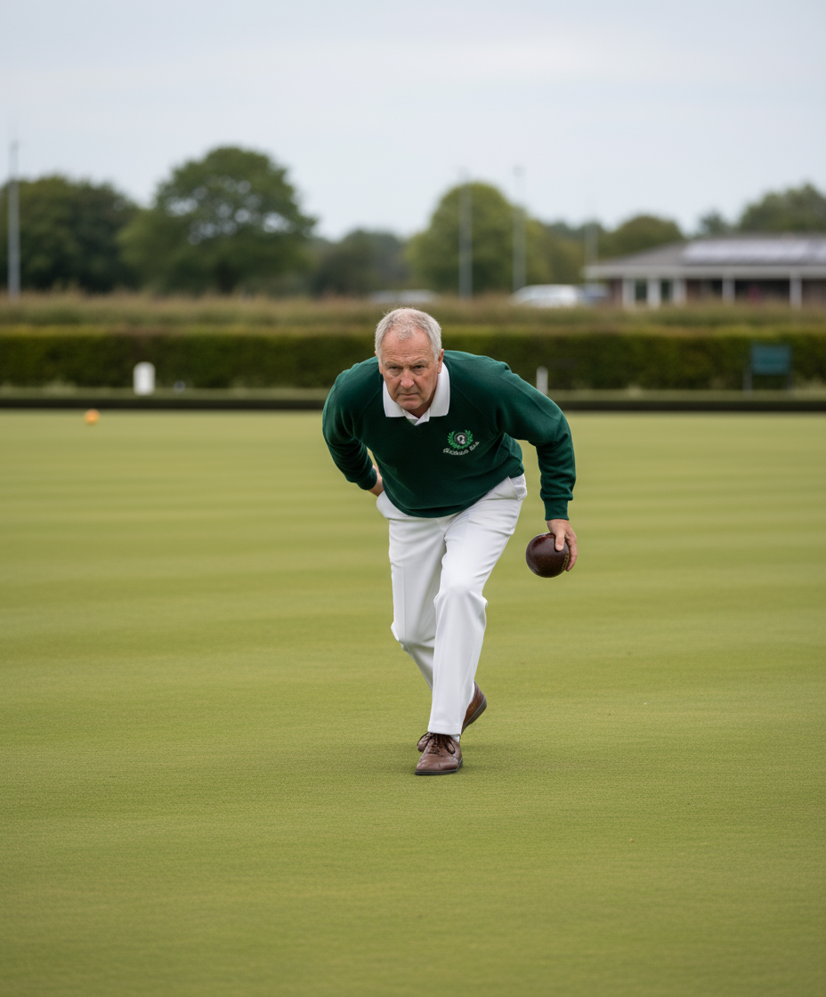 Goldieslie Bowls Club V Neck Sweater