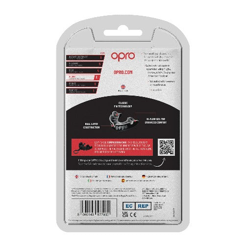 Opro Silver Mouthguard - New Jawz