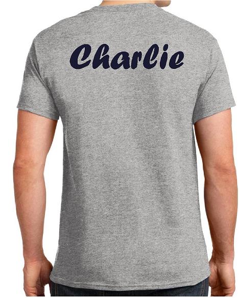 Dance Dream Believe Round Neck T-Shirt - With Name