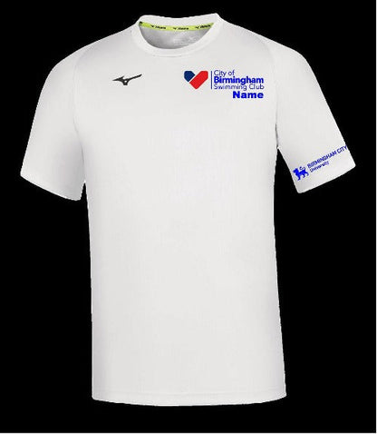 City of Birmingham Swimming Core T-Shirt - Ladies Fit with Name