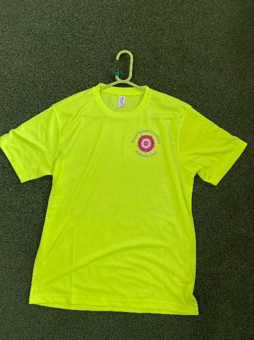 Royal Sutton Athletic Electric Yellow T-Shirt - Long Sleeve Adults Only