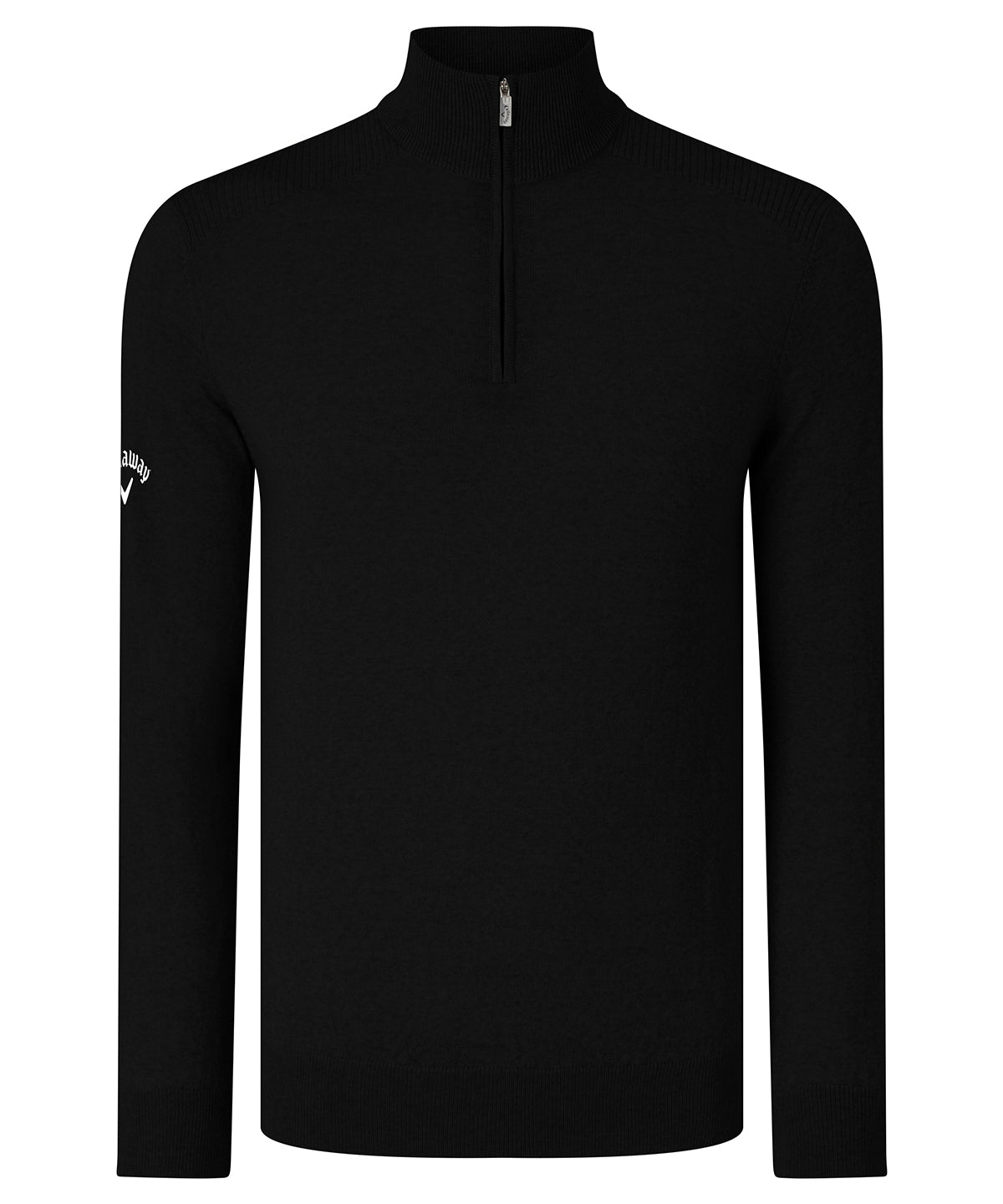 Ribbed � zip Merino sweater