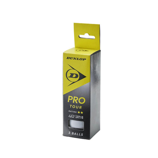 Dunlop 40+ Pro Tour TT Balls - Pack of 3