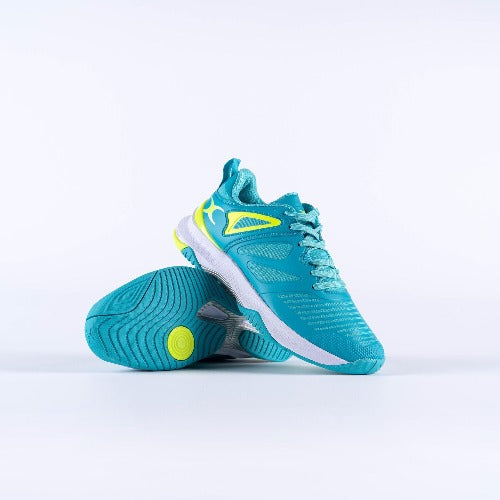 Gilbert Impact Netball Shoes - Blue Yellow