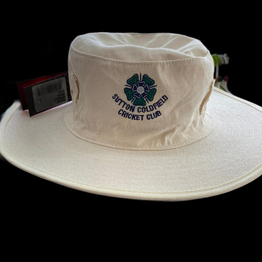 Sutton Coldfield CC Sun Hat - White
