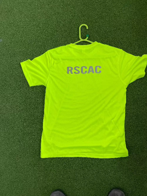 Royal Sutton Athletic Electric Yellow T-Shirt - Long Sleeve Adults Only