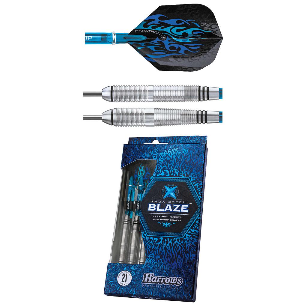 Harrows Blaze Inox Steel Darts 24g