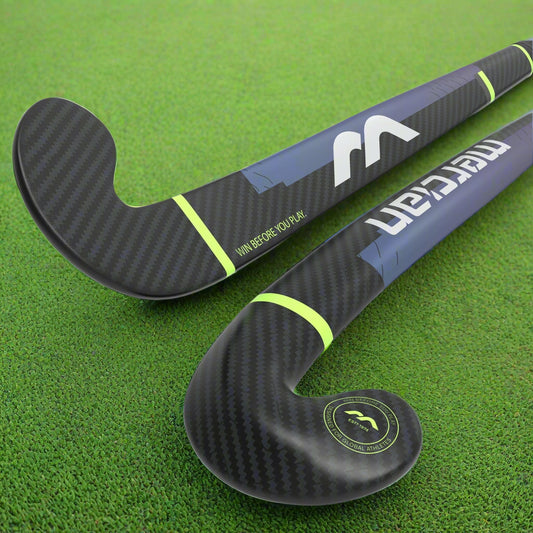 HSELCKF9025ULT Hockey Stick Elite CKF90 Ultimate_2 Sticks Angled Head to Handle