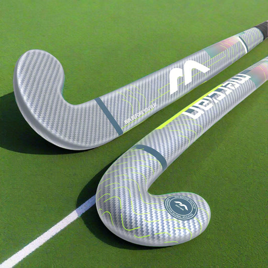 HSEVCKF8525PRO Hockey STick EVOLUTION CKF85_Pro_Neon_Dish_2 Sticks Angled Head to Handle