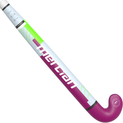 HSGECF2525PRO Hockey Stick PUR CF25 ProPurple_Flat Front Back HALF