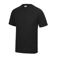 Jet Black Cotton T-shirt Kids