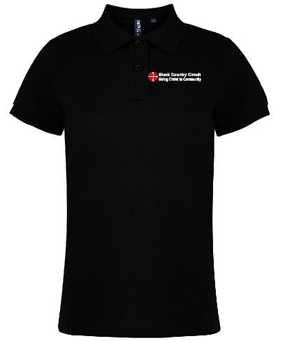 Black Country Circuit Plain Polo - Mens Fit