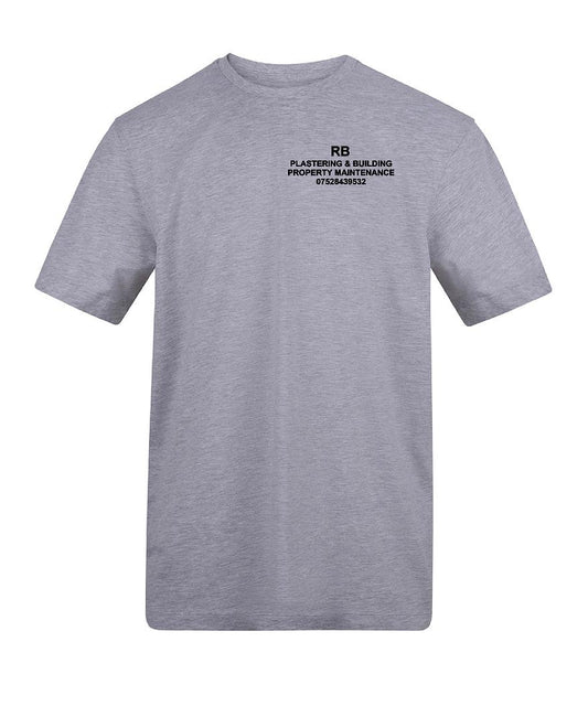 RB Plastering Heather Grey T-Shirt