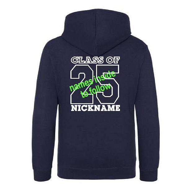 Boldmere Junior School Leavers Zipped Hoodies