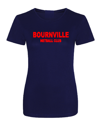 Bournville Netball Club Training T-shirt - Childrens Fit