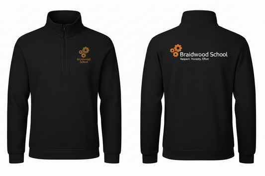 Braidwood School College 1/4 Zip Midlayer