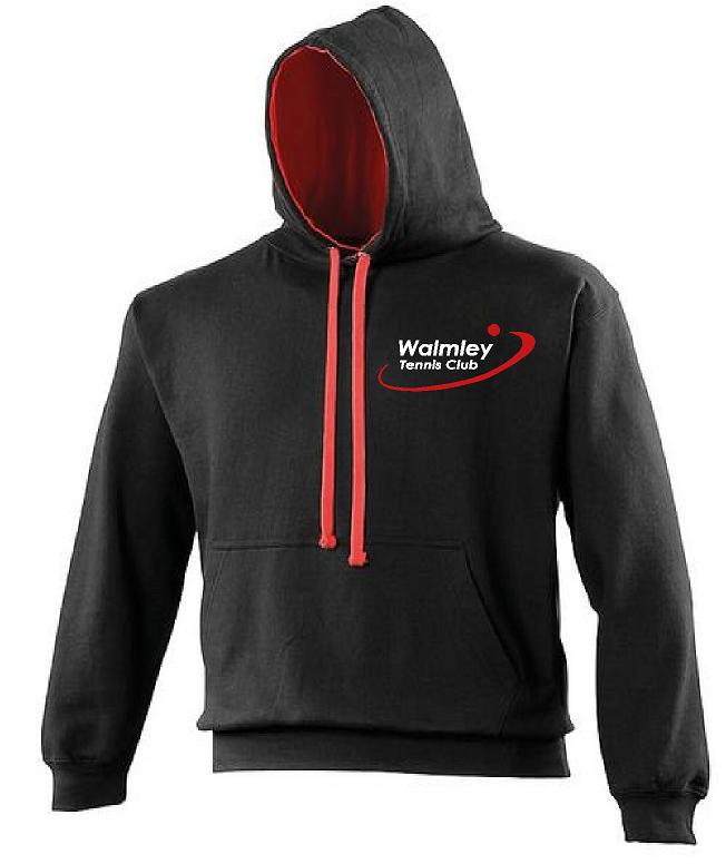 Walmley Tennis Club - Adults Contrast Hoodie
