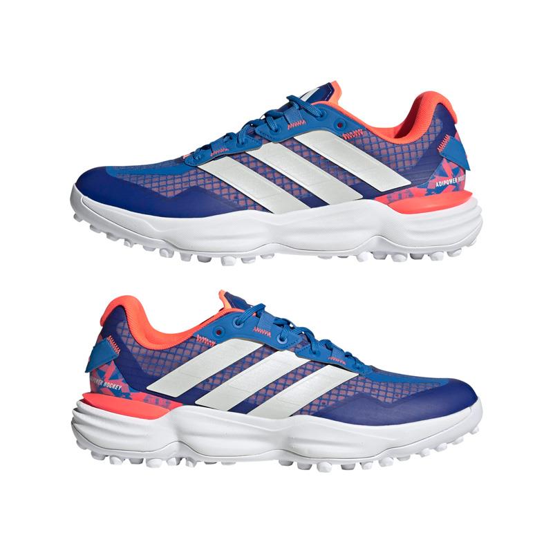 Adidas Adipower Hockey 3 Pure Bright Royal Hockey Shoes 2025 NJ